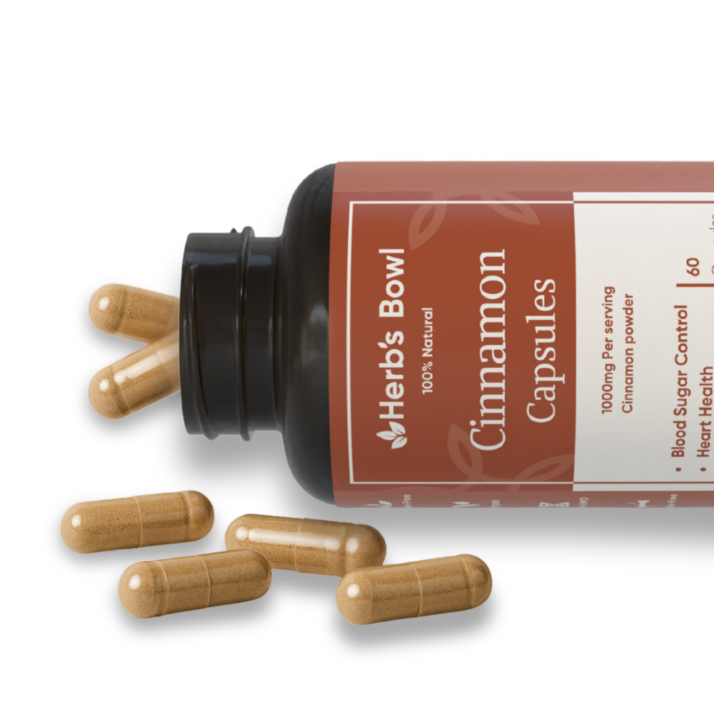 cinnamon capsule ingredients illustration