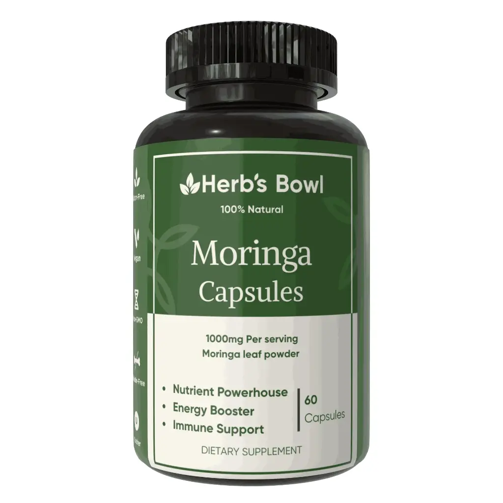 Moringa Leaf Capsules – 100% Natural Nutrient Powerhouse